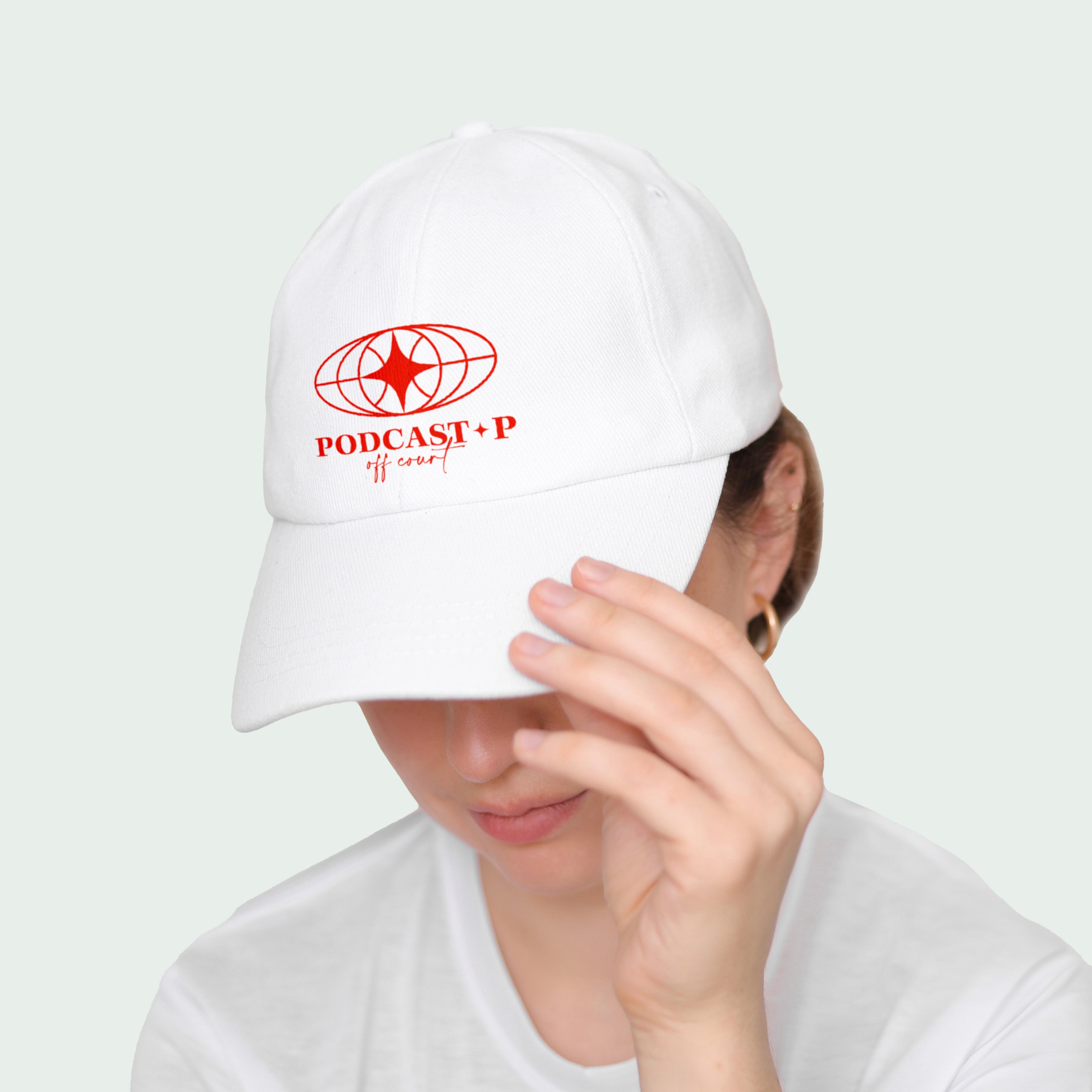 OFF COURT DAD HAT Podcast P Shop